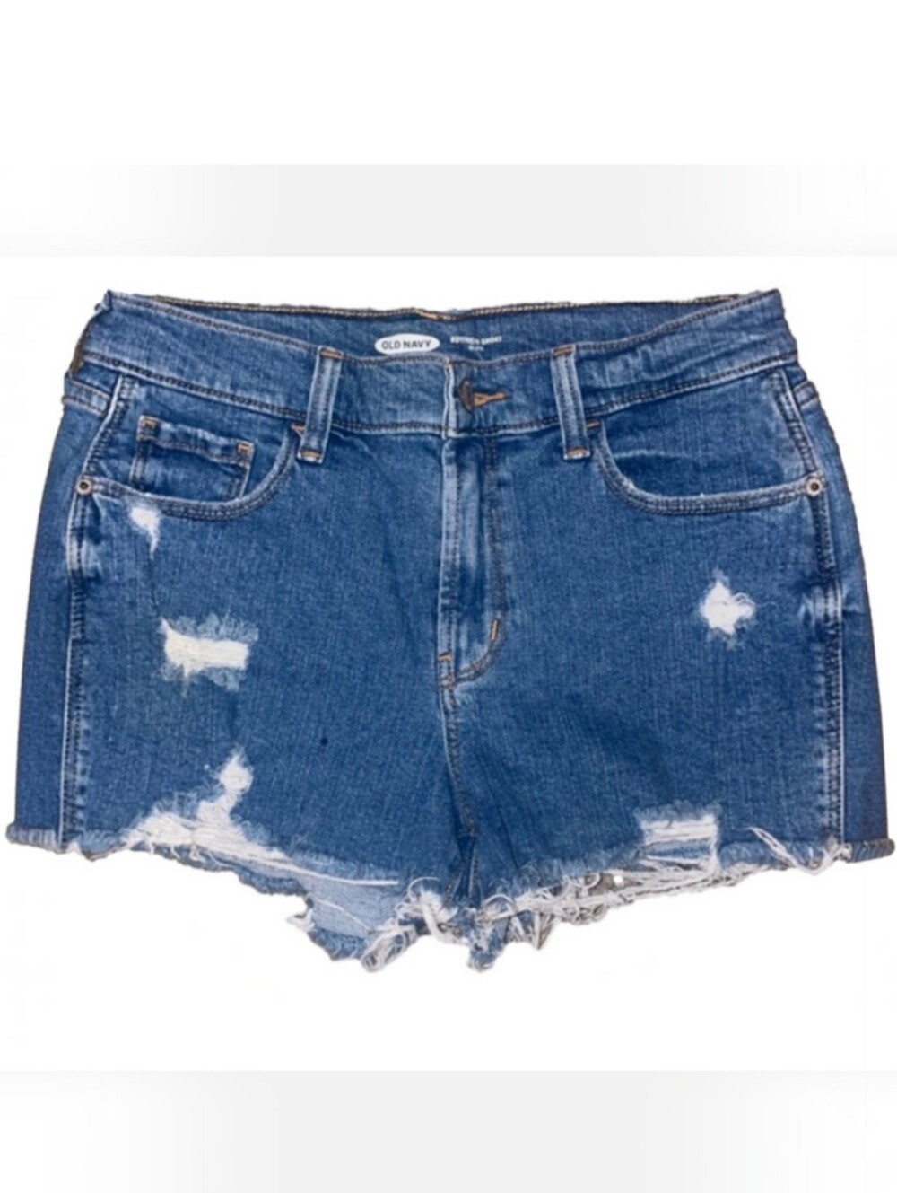 Old Navy High Rise Distressed Denim Cutoff Shorts Women's Size 4